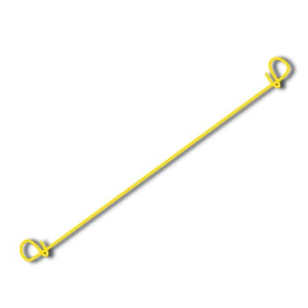 American Wire Tie Cable Tie, 12 in L, 1.2 Max Bundle Dia., PVC, 100 PK 16PVC12